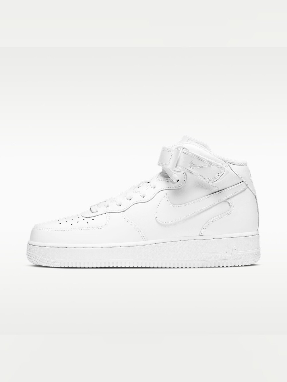 Nike Air Force 1 '07 Mid White Sneakers - Size 7 Womens - DD9625-100